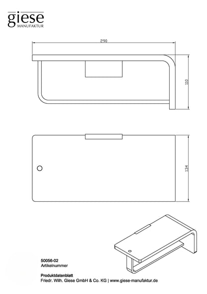 Waschtisch-Ablage 50056-02