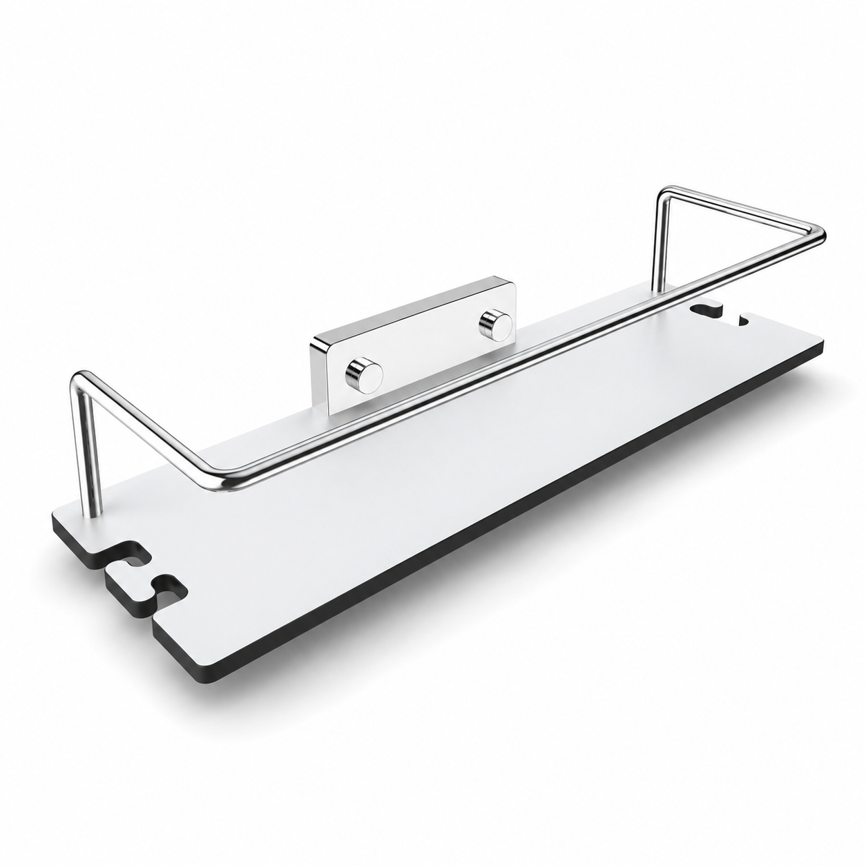 Duschablage mit Haken und Rasierhalter